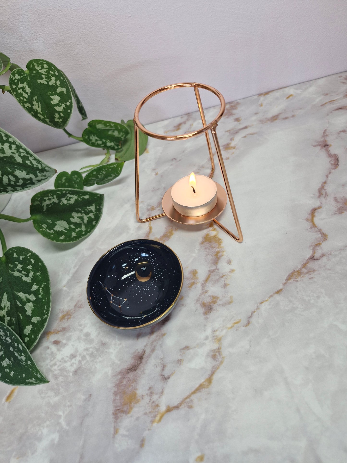 Purple Star Sign Metal Burner